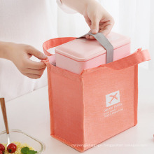 300 D Cationic Lunch Bag, Tote Thermal Container, Eco-Friendly Handbag for Food When Go School or Picnic